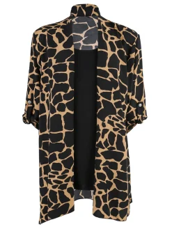 Solada Cardigan donna con top - cammello