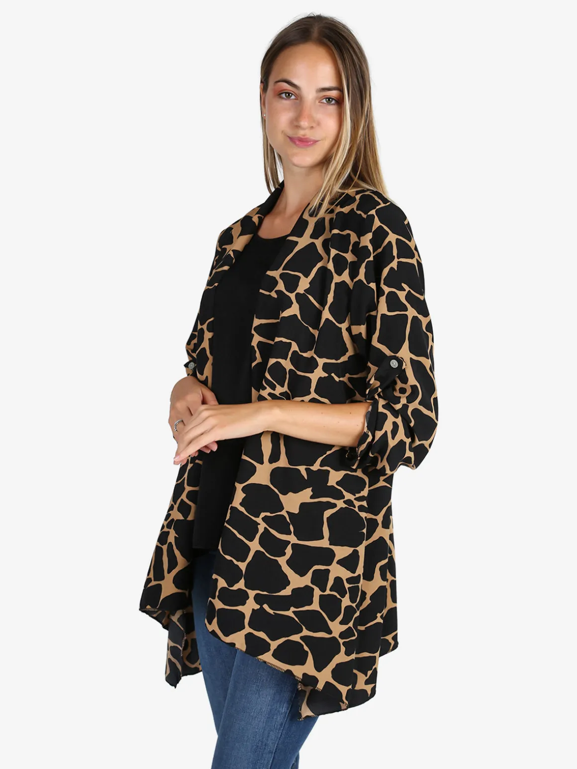 Solada Cardigan donna con top - cammello
