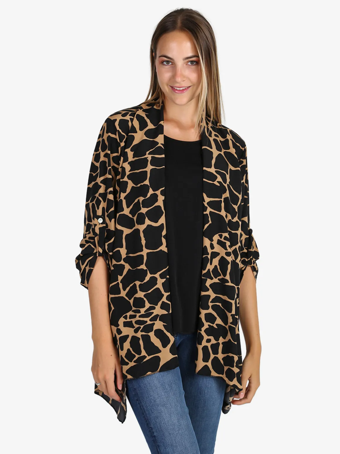 Solada Cardigan donna con top - cammello