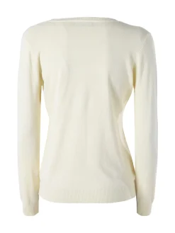 Solada Cardigan donna in maglia con bottoni - giallo