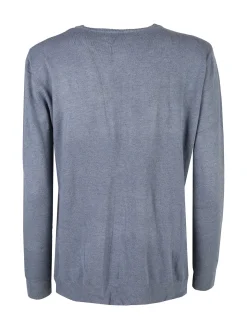 Solada Cardigan donna in maglia con bottoni - jeans