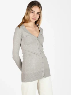Solada Cardigan donna in maglia con bottoni