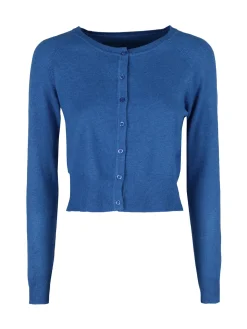 Solada Cardigan donna in maglia con scollo tondo