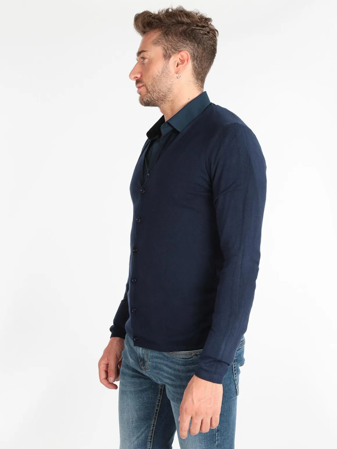 Solada Cardigan uomo in maglia con bottoni