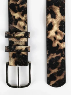 Solada Cintura in ecopelle con stampa leopardata