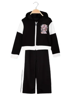 Solada Completo 2 pezzi da bambina con cappuccio e zip