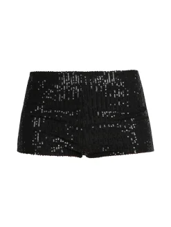 Solada Culotte donna con paillettes - nero