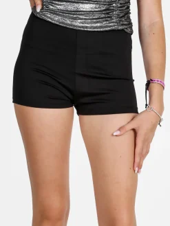 Solada Culotte donna in tessuto elasticizzato - nero