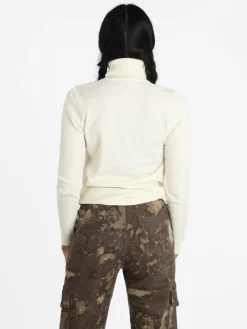 Solada Dolcevita da donna in maglia tinta unita