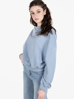 Solada Felpa cropped da donna oversize