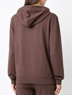 Solada Felpa da donna con cappuccio e zip intera - moro