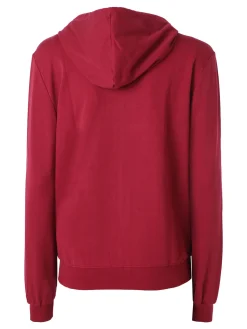 Solada Felpa da donna con cappuccio e zip intera - rosso