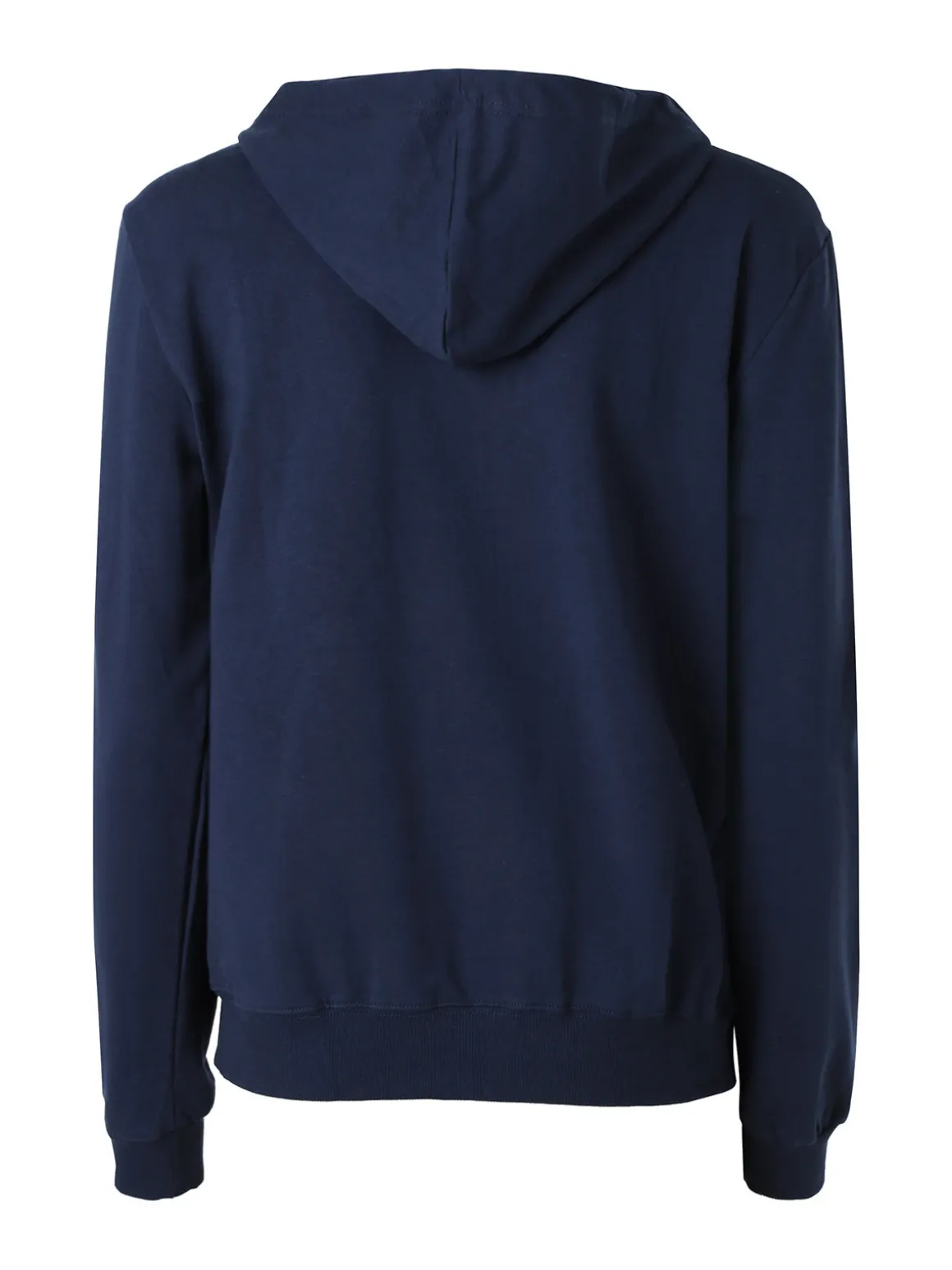 Solada Felpa da donna con cappuccio e zip intera - blu scuro