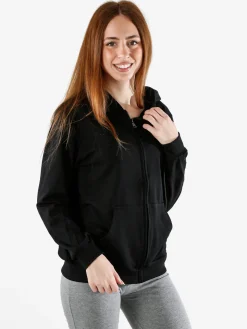 Solada Felpa donna con cappuccio e zip - nero