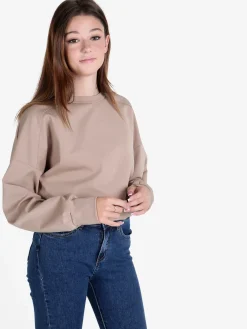 Solada Felpa donna girocollo in misto cotone