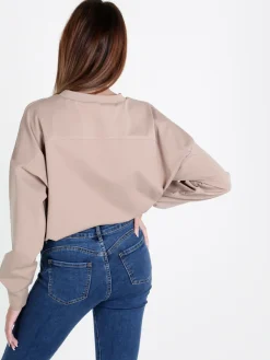 Solada Felpa donna girocollo in misto cotone