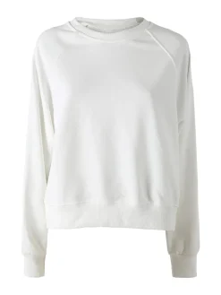 Solada Felpa oversize da donna in cotone - bianco