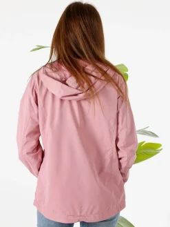 Solada Giacca a vento da donna con cappuccio - rosa