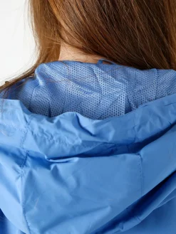 Solada Giacca a vento da donna con cappuccio - blu