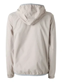 Solada Giacca a vento da donna con cappuccio e zip - beige