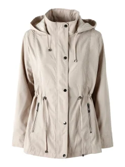 Solada Giacca a vento da donna con cappuccio - beige