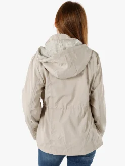 Solada Giacca a vento da donna con cappuccio - beige