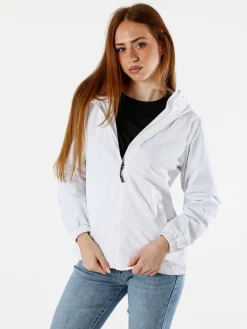 Solada Giacca a vento da donna con cappuccio - bianco