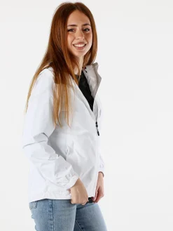 Solada Giacca a vento da donna con cappuccio - bianco