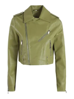 Solada Giacca biker da donna in ecopelle