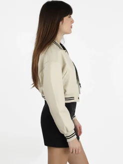 Solada Giacca bomber in ecopelle da donna