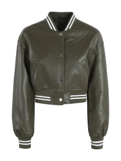 Solada Giacca bomber in ecopelle da donna