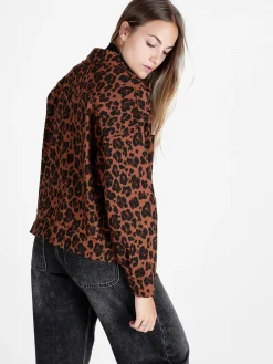 Solada Giacca camicia donna oversize maculata