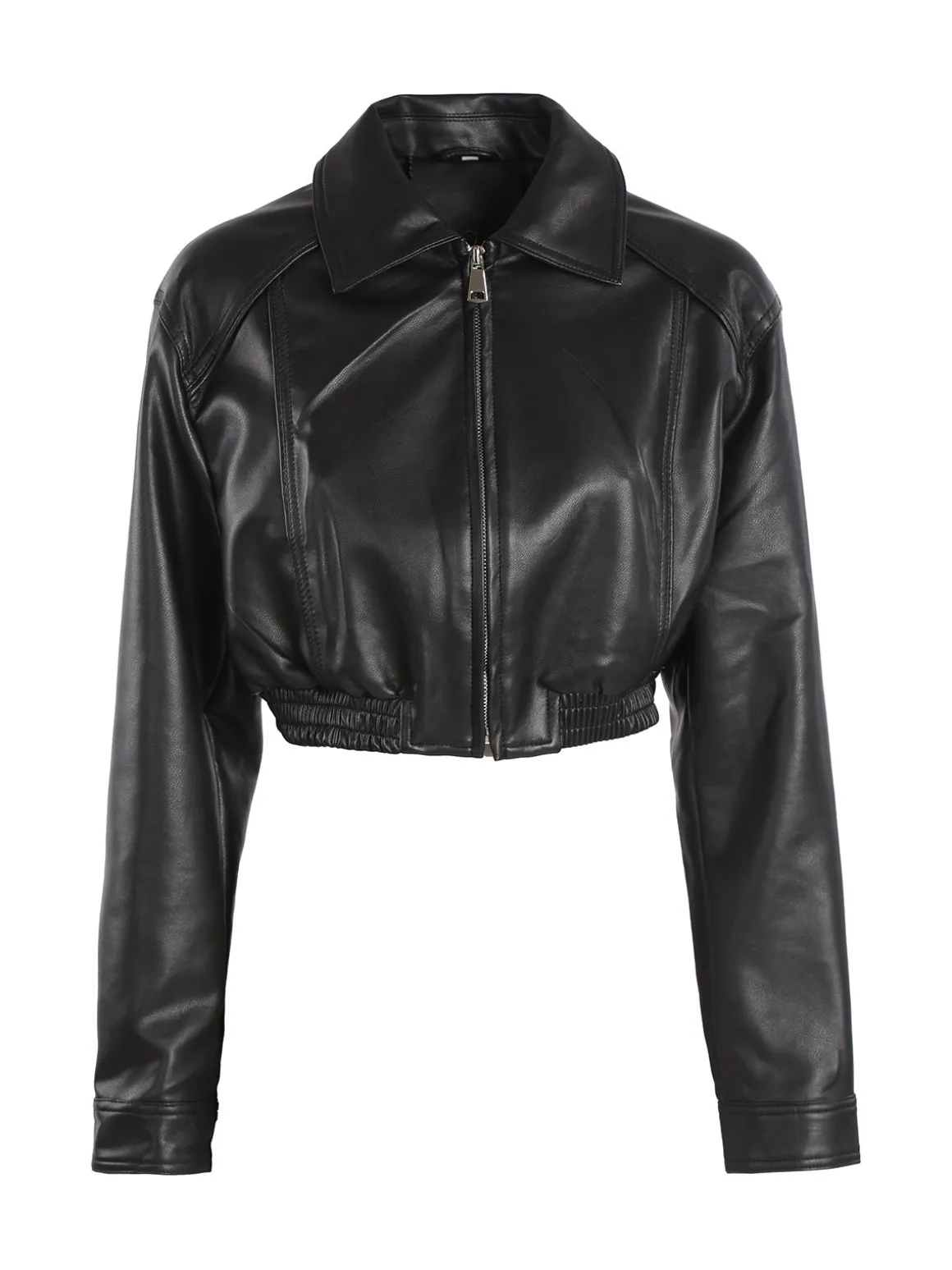 Solada Giacca cropped da donna in ecopelle