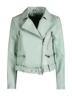 Solada Giacca donna biker in ecopelle