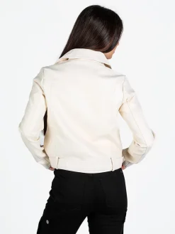 Solada Giacca donna biker in ecopelle