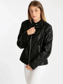 Solada Giacca donna in ecopelle