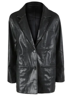 Solada Giacca donna in ecopelle - nero
