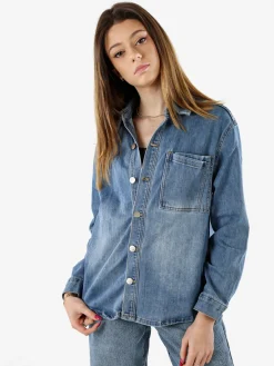 Solada Giacca donna in jeans oversize - jeans