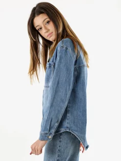 Solada Giacca donna in jeans oversize - jeans