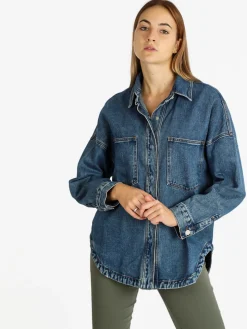 Solada Giacca donna in jeans oversize
