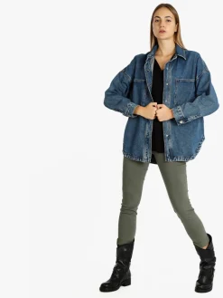 Solada Giacca donna in jeans oversize