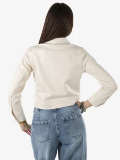 Solada Giacca donna leggera con bottoni - beige
