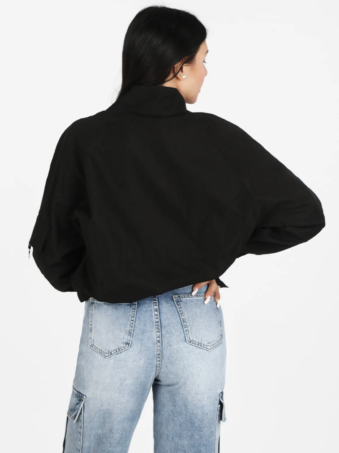 Solada Giacca donna oversize con bottoni e tasche