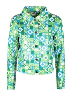 Solada Giacca donna oversize con stampe