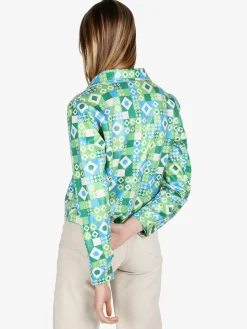Solada Giacca donna oversize con stampe