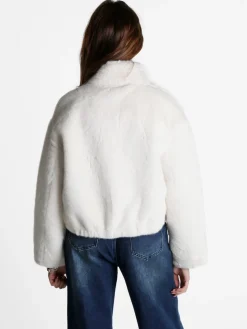 Solada Giacca donna oversize in pelliccia sintetica