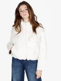 Solada Giacca donna oversize in pelliccia sintetica