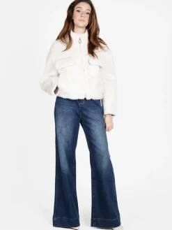 Solada Giacca donna oversize in pelliccia sintetica