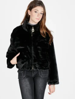 Solada Giacca donna oversize in pelliccia sintetica