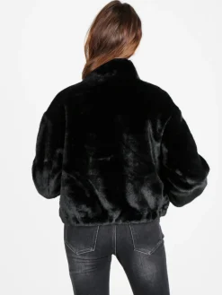 Solada Giacca donna oversize in pelliccia sintetica